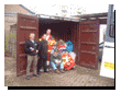 der angemietete Container